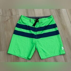 Hurley Men’s Phantom Blackball Beater Board Shorts | Electro Green